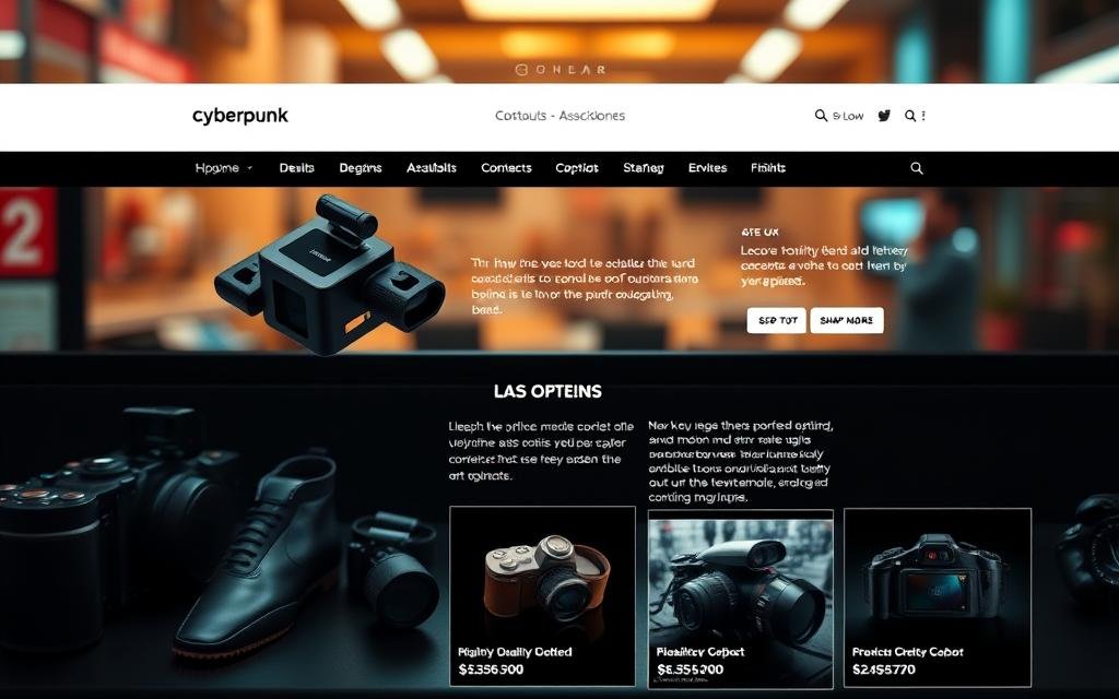 A sleek, modern e-commerce product page with a clean, minimalist design. In the foreground, a collection of smartly curated product images showcasing various angles, details, and finishes of the merchandise. Carefully lit to accentuate the high-quality materials and craftsmanship. The middle ground features a well-organized and visually appealing layout, with intuitive navigation, compelling product descriptions, and strategically placed calls-to-action. The background depicts a softly blurred, warm-toned environment, creating a sense of sophistication and premium brand identity. The overall atmosphere exudes professionalism, user-friendliness, and a commitment to optimizing the online shopping experience.