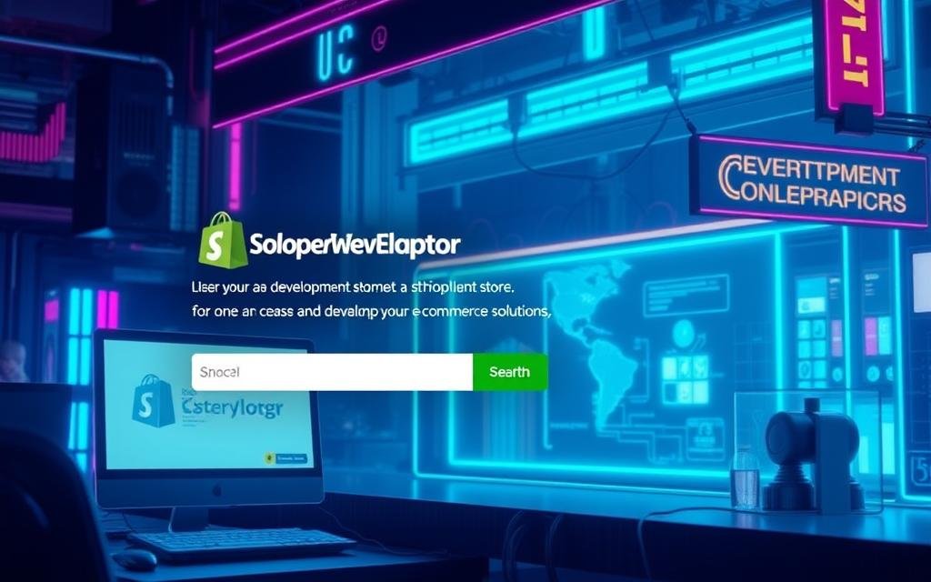 Shopify development store setup