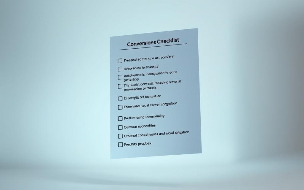 conversion optimization checklist