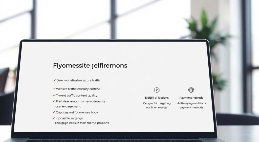 Website Monetization Criteria