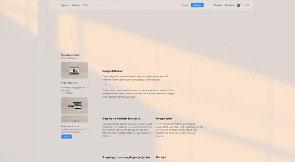 website structure and ad placement optimization