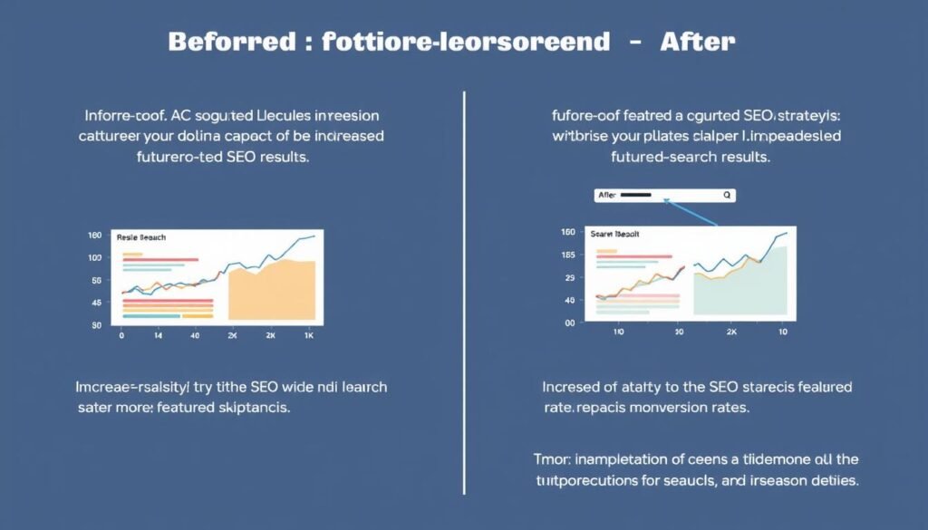 Case study results showing improved visibility in AI search results after implementing future-proof SEO