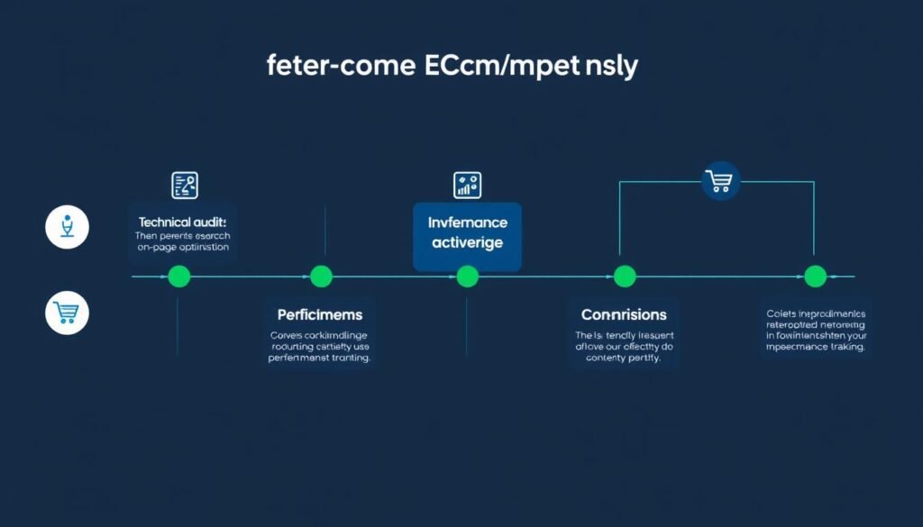 Codersit Org's E-Commerce SEO methodology flowchart