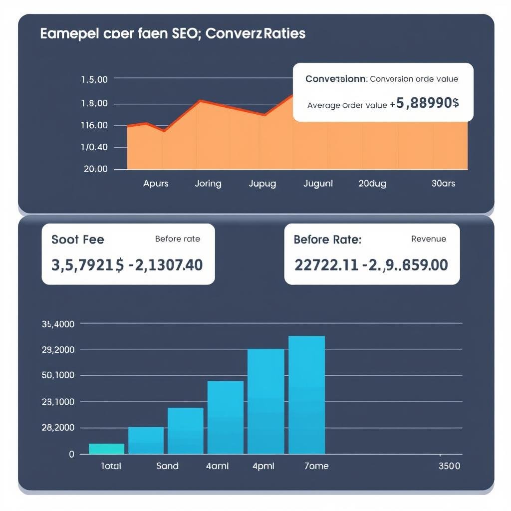 E-commerce SEO case study showing conversion rate improvement E-commerce SEO case study showing conversion rate improvement
