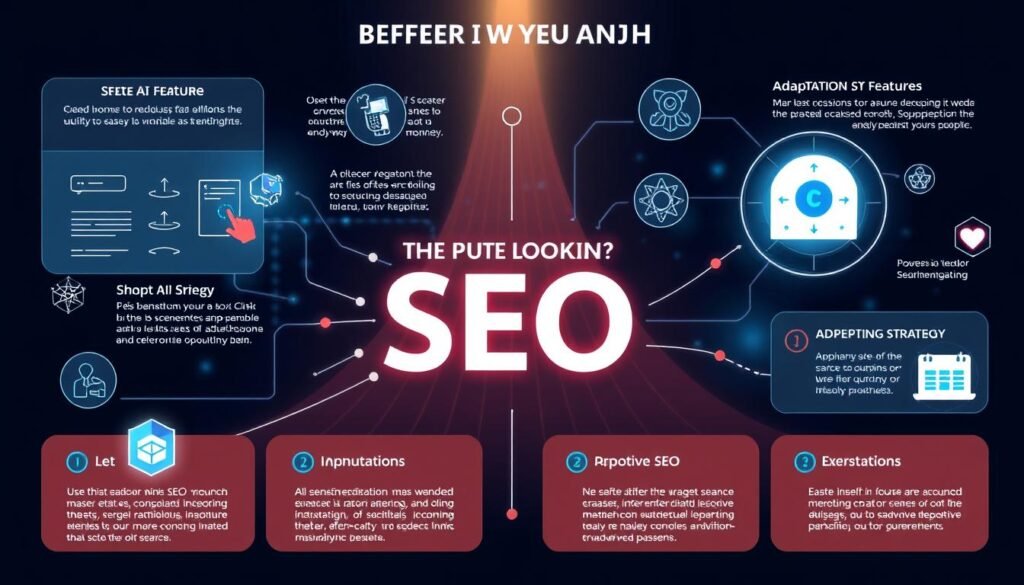 Future of SEO with AI search showing the evolution and adaptation strategies