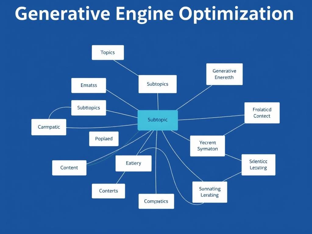 Generative Engine Optimization showing entity relationships and semantic structure