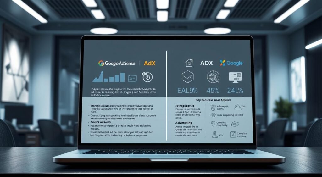 Google AdSense and AdX features comparison