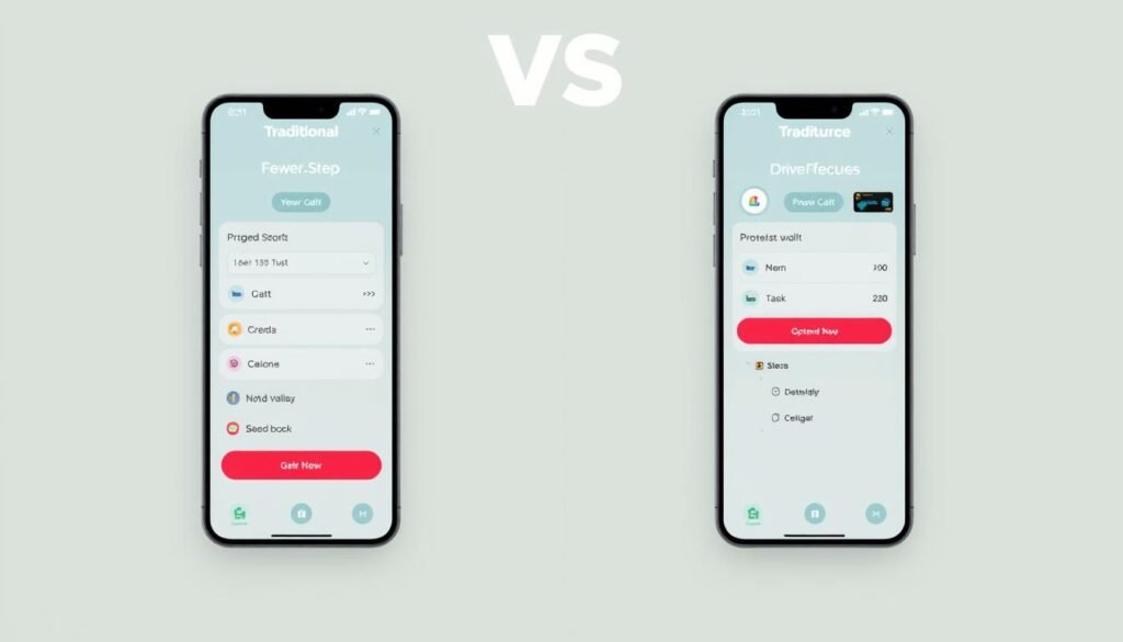 Mobile checkout optimization showing streamlined process for future online shopping experiences Mobile checkout optimization showing streamlined process for future online shopping experiences