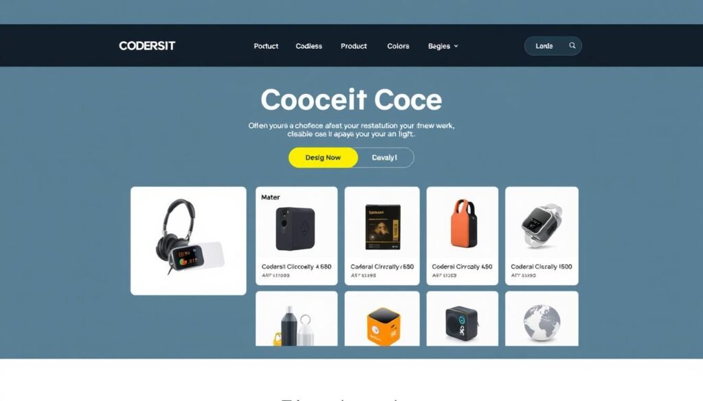 Stunning e-commerce store design by Codersit Org